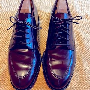 Cole Haan Dark Brown Leather Oxford Dress Shoes, size 10.5, excellent condition